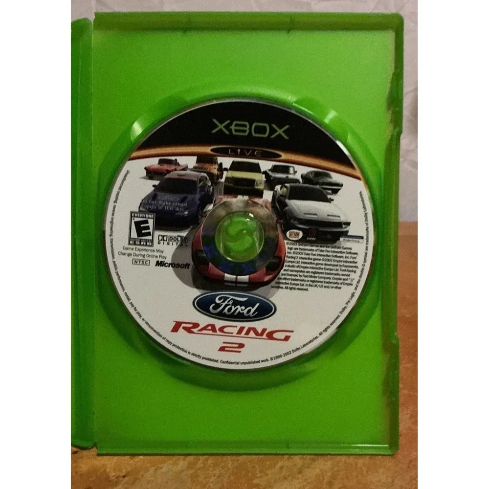 Ford Racing 2 Microsoft Original Xbox Complete In Box With Manual, Scratched